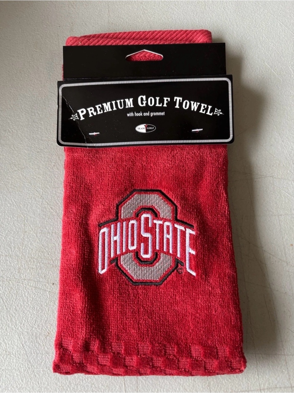 Ohio State Buckeyes Premium Golf Towel w/Hook & Grommet Team Golf NEW